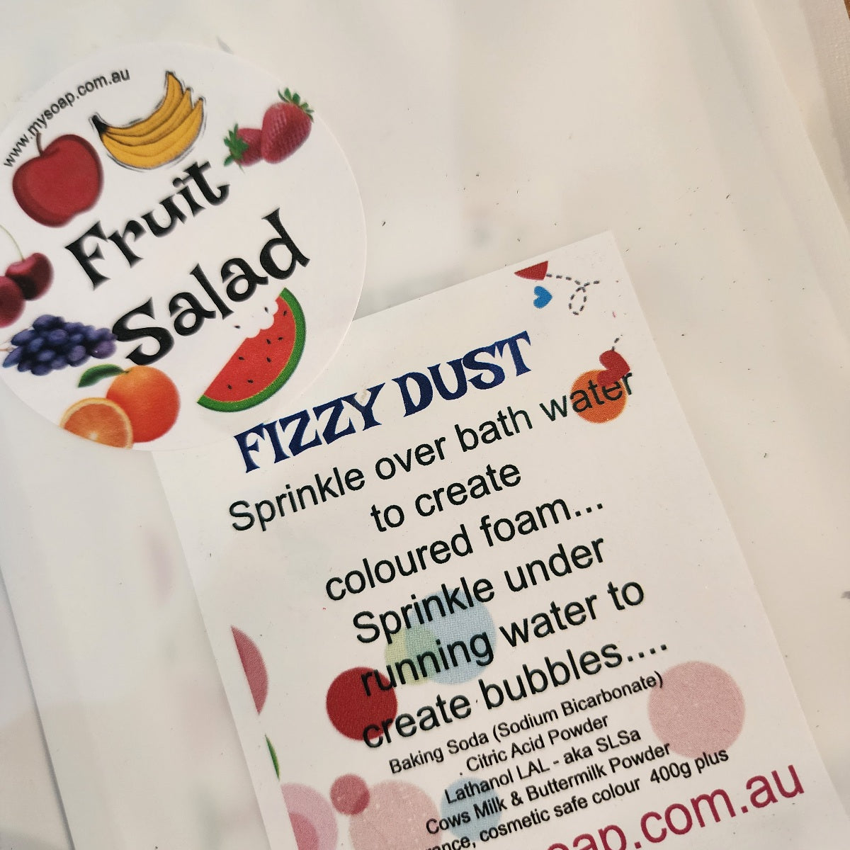 Fizzy Dust Bubble Bath Fruit Salad