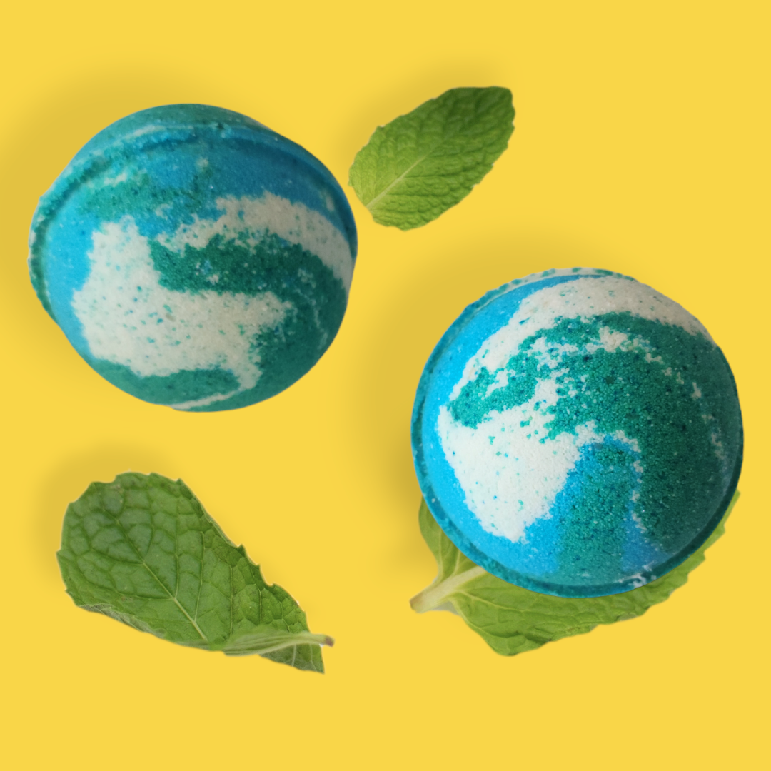Spearmint & Peppermint Magnesium Bath Bomb