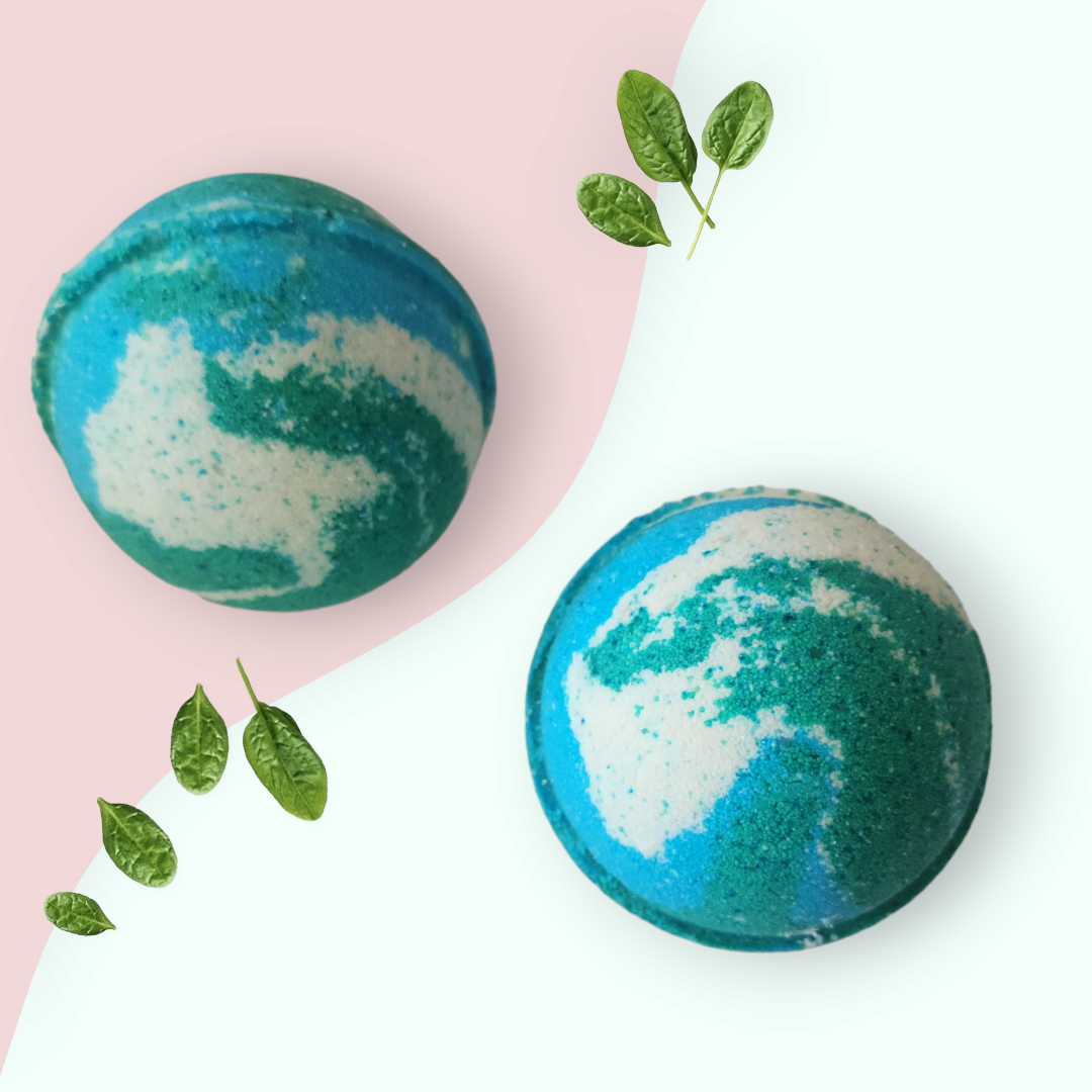 Spearmint & Peppermint Magnesium Bath Bomb