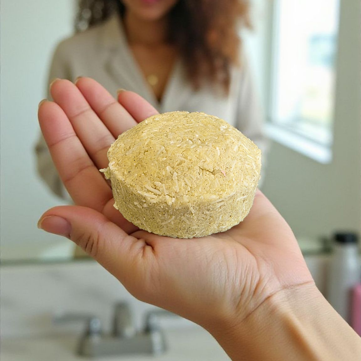 Crikey Curly Hair Shampoo Bar with Honey, Aloe Vera, Coco Butter & Caster Oil for Dry to Normal Hair