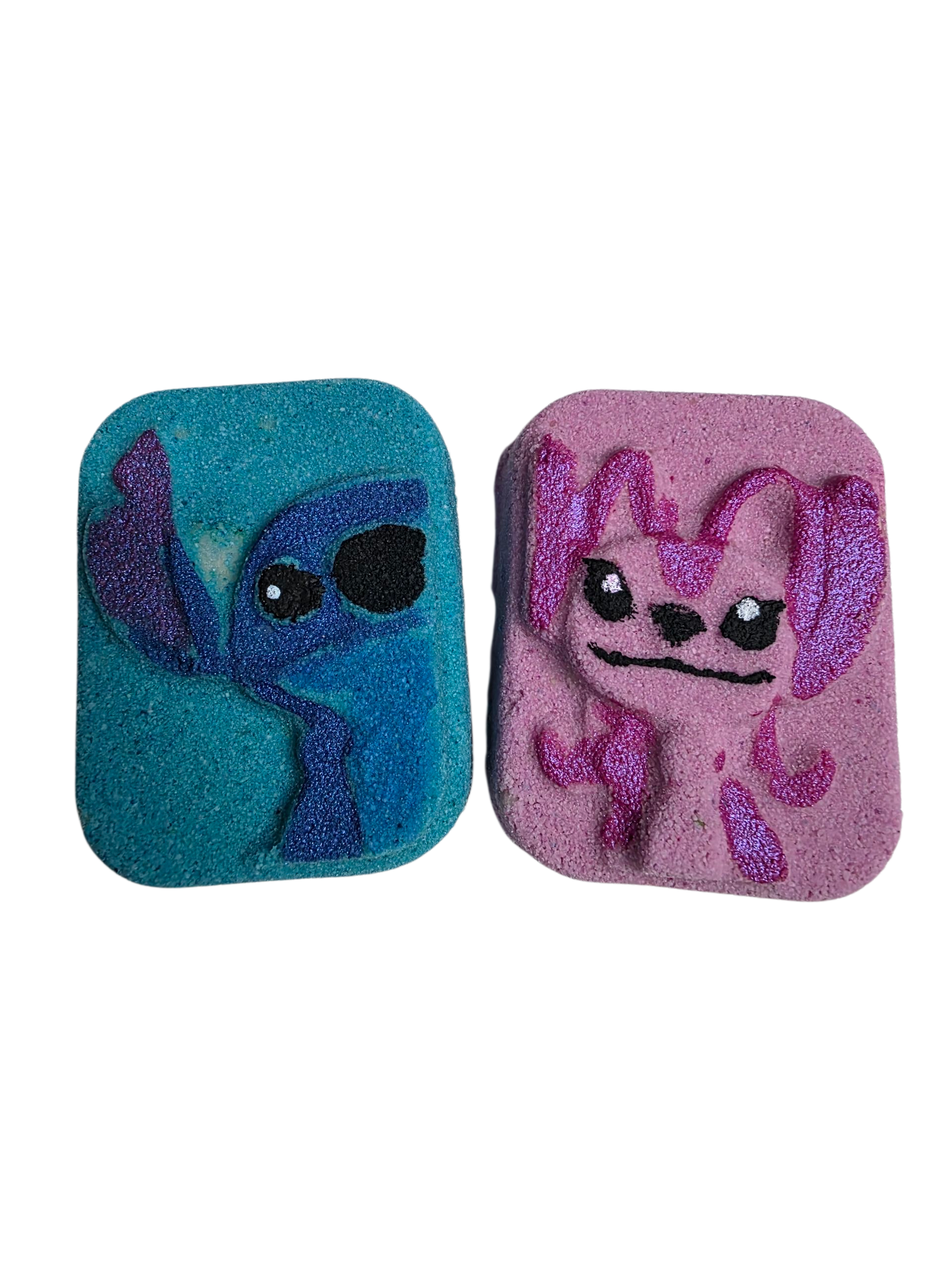 Stitch & Angel 2 pack milk foaming bath bomb