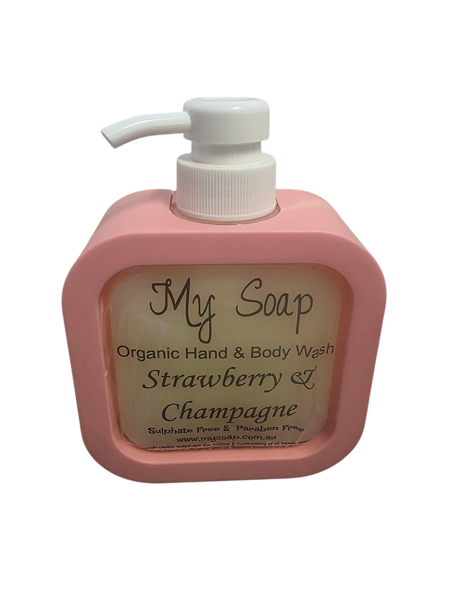 Strawberry and champagne Organic Hand & Body Wash 300ml
