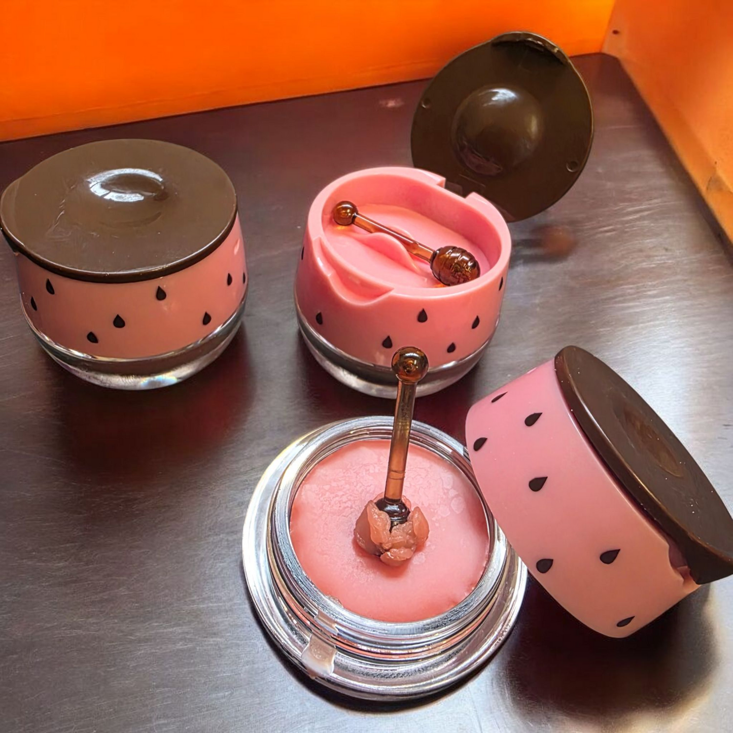 Watermelon lip balm