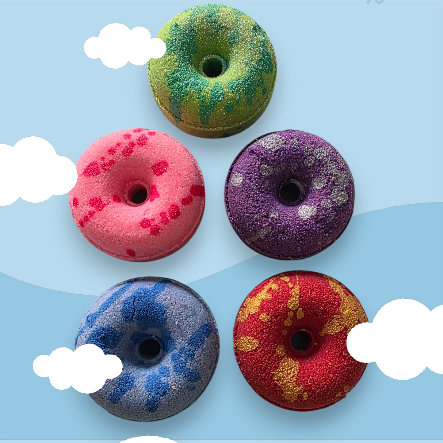 Kids Butter Milk Bath Bomb 5 Pack