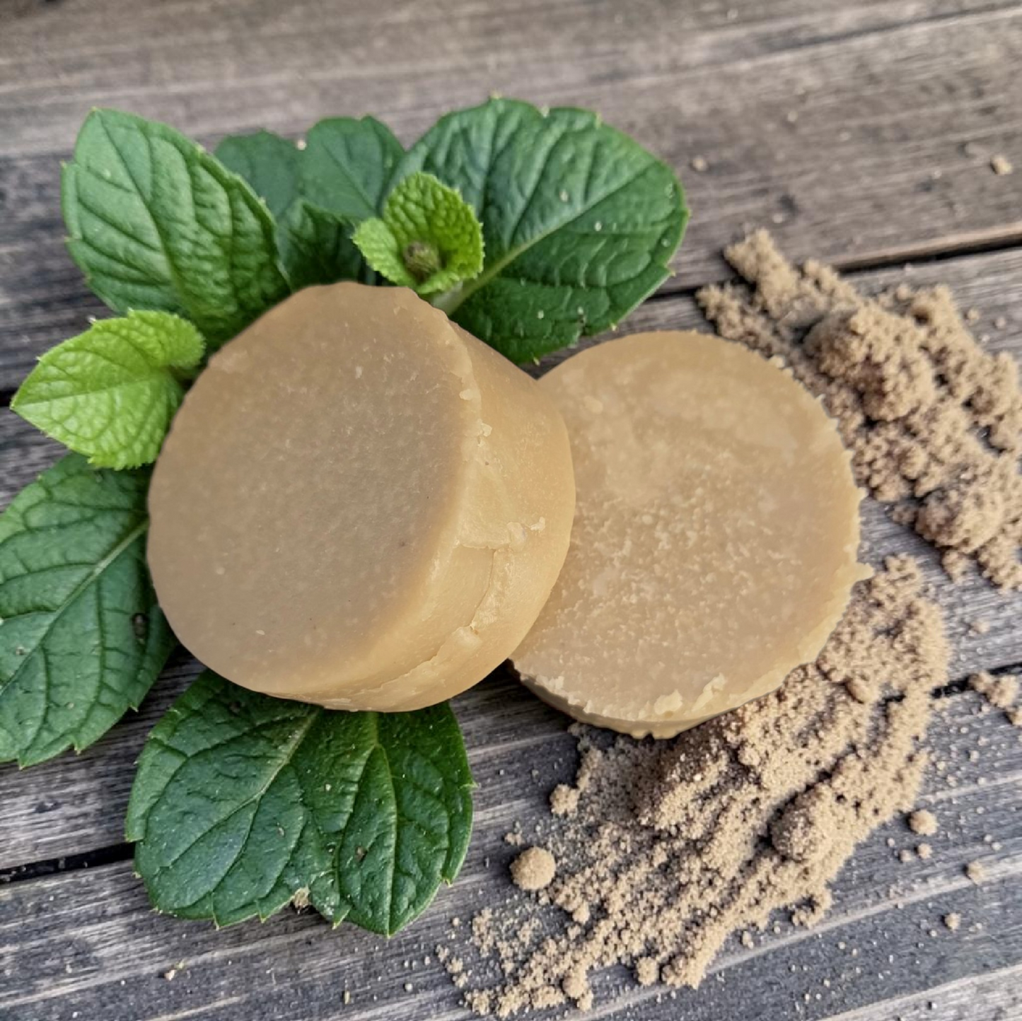 Peppermint, Pink Himalayan Salt, dead sea mineral mud & clay Conditioning Bar for Normal to Oily Hair