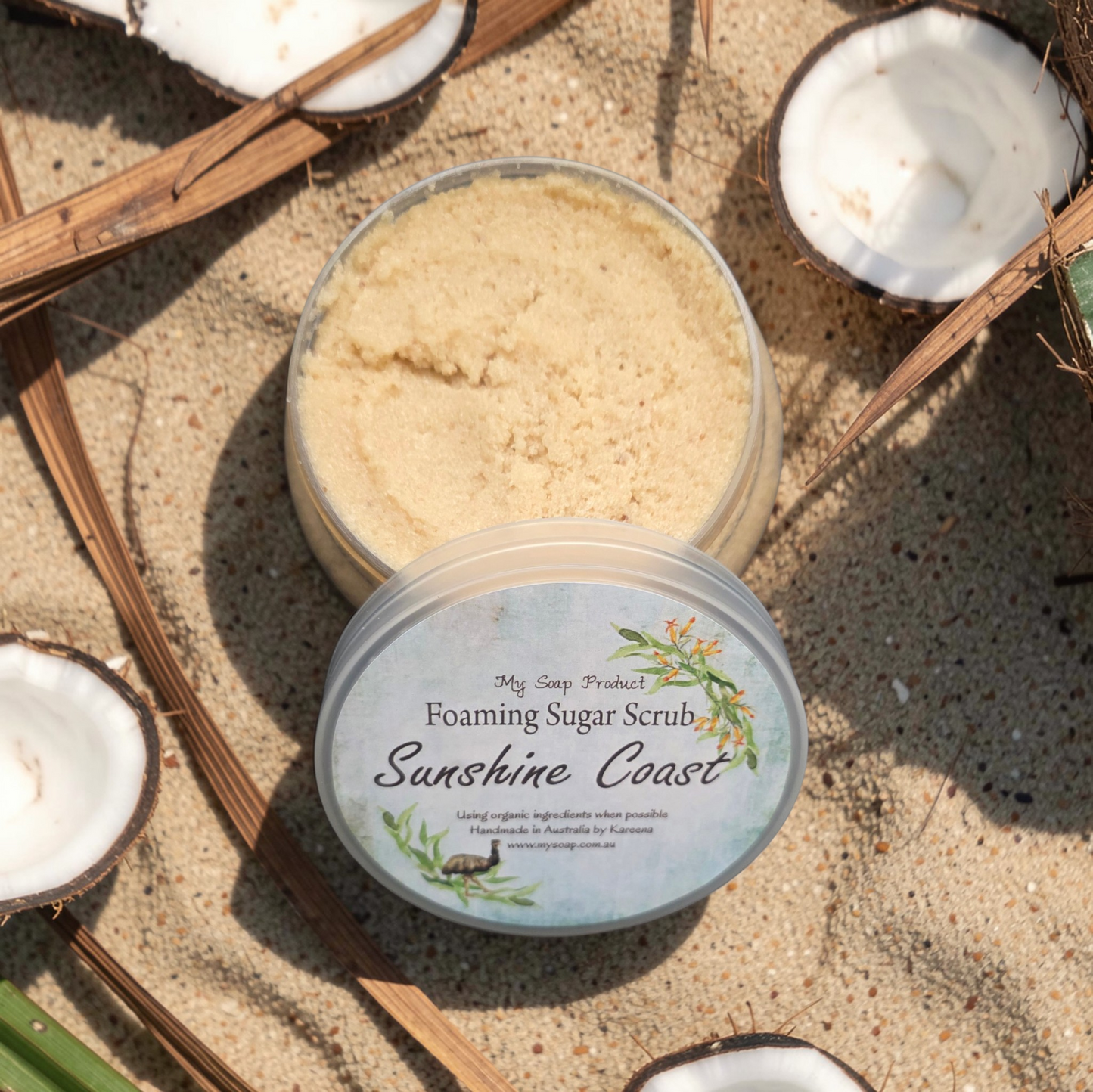 Sunshine Coast Foaming Sugar Scrub