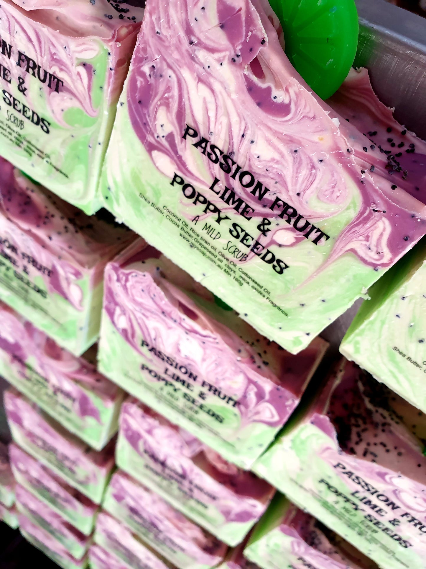 Passionfruit, Lime & Poppy Seeds