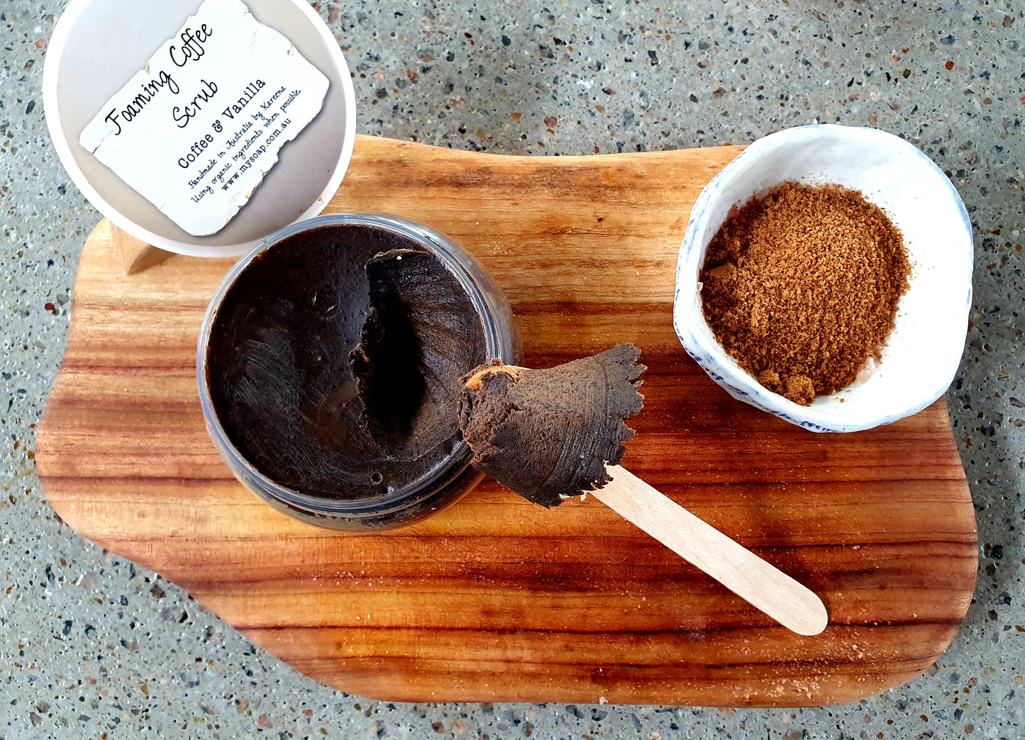 Coconut & Coffee Foaming Sugar Scrub