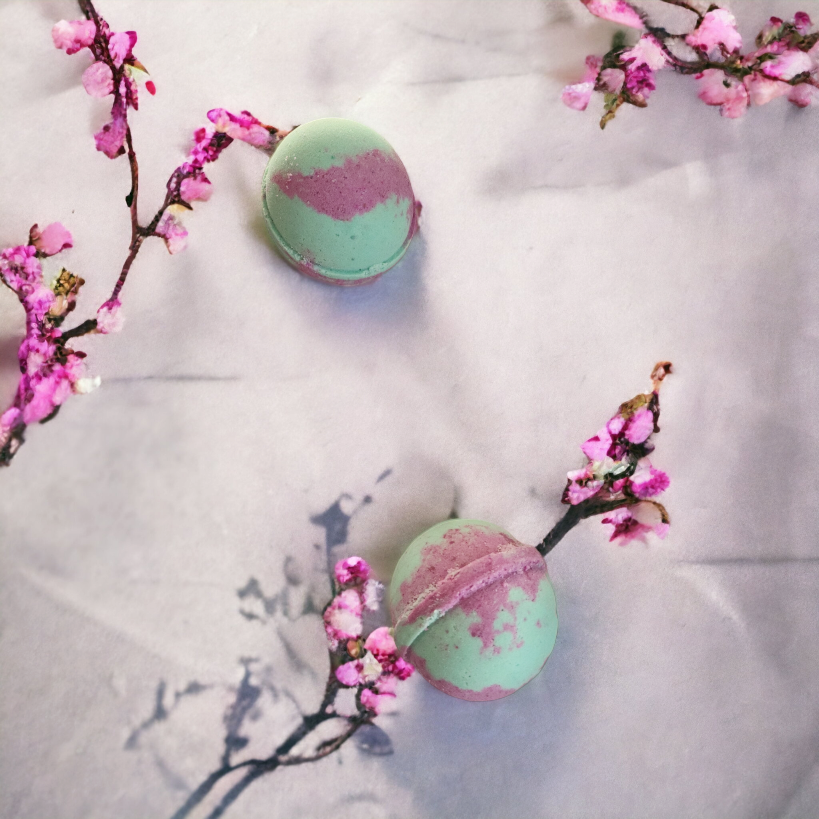 Japanese Cherry Blossom Magnesium Bath Bomb