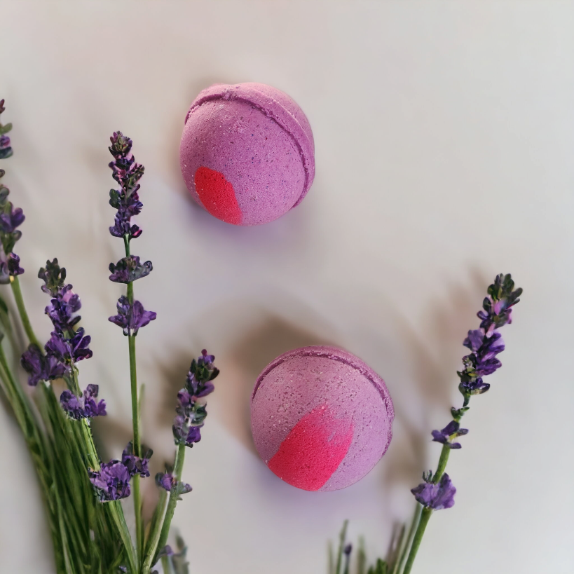 Lavender Magnesium Bath Bomb My Soap