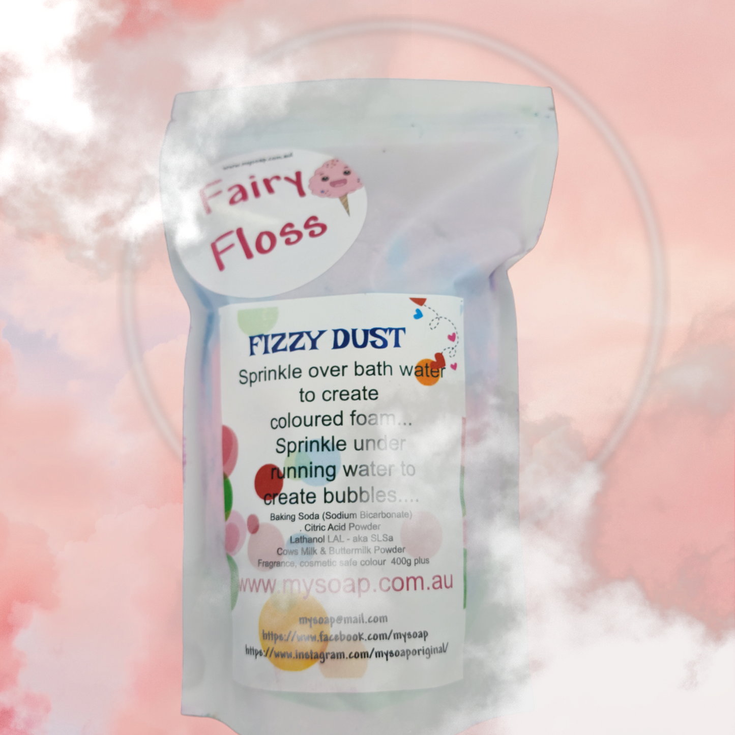 Fizzy Dust Bubble Bath Fairy Floss