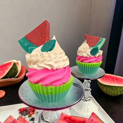 Watermelon & Mint Cupcake