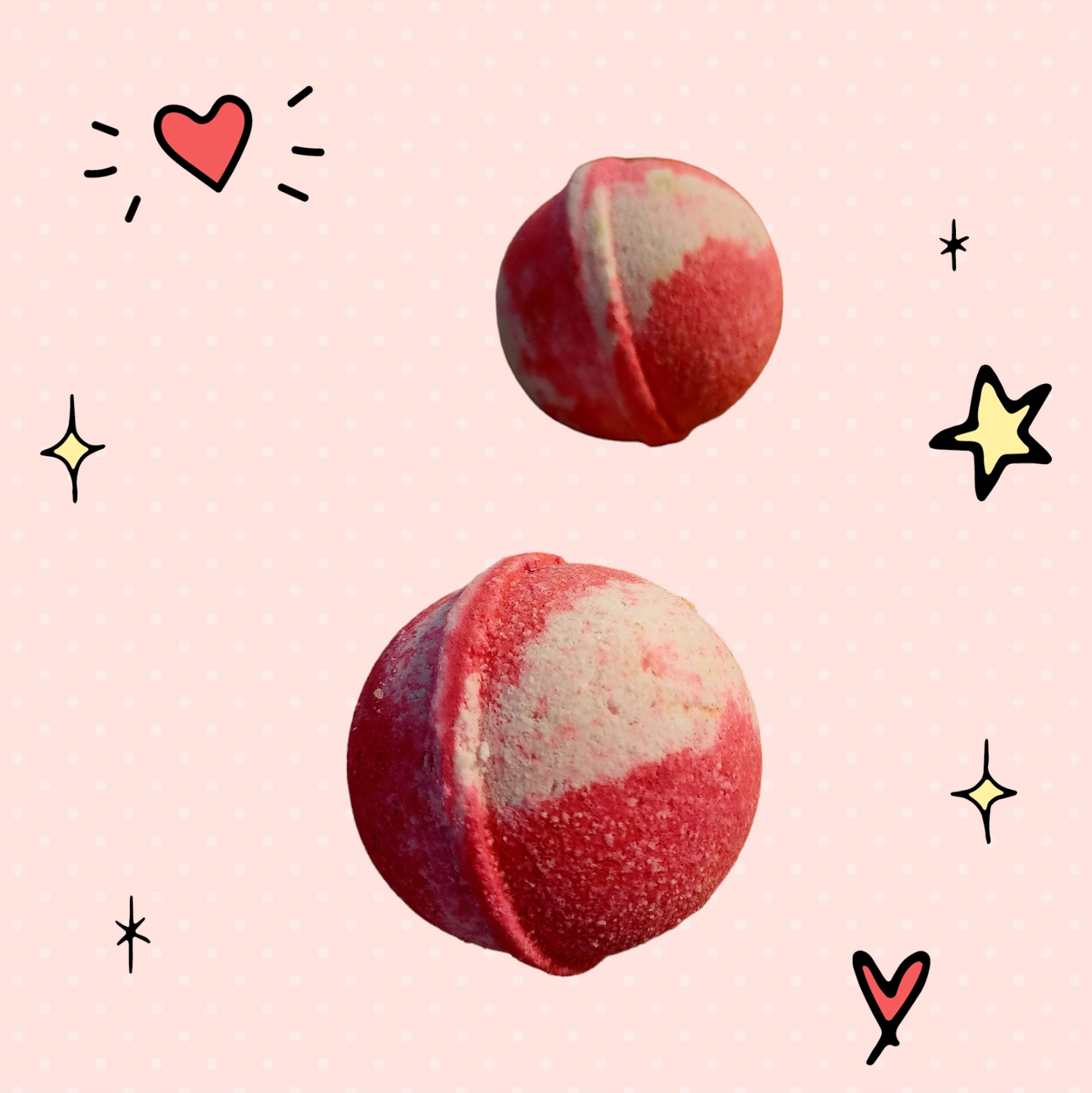 Strawberry & Champagne Magnesium Bath Bomb