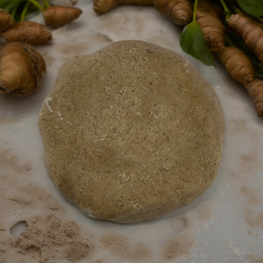 Dead sea mineral mud with ginger and orange essential oils Shampoo Bar for Normal to Dry Hair
