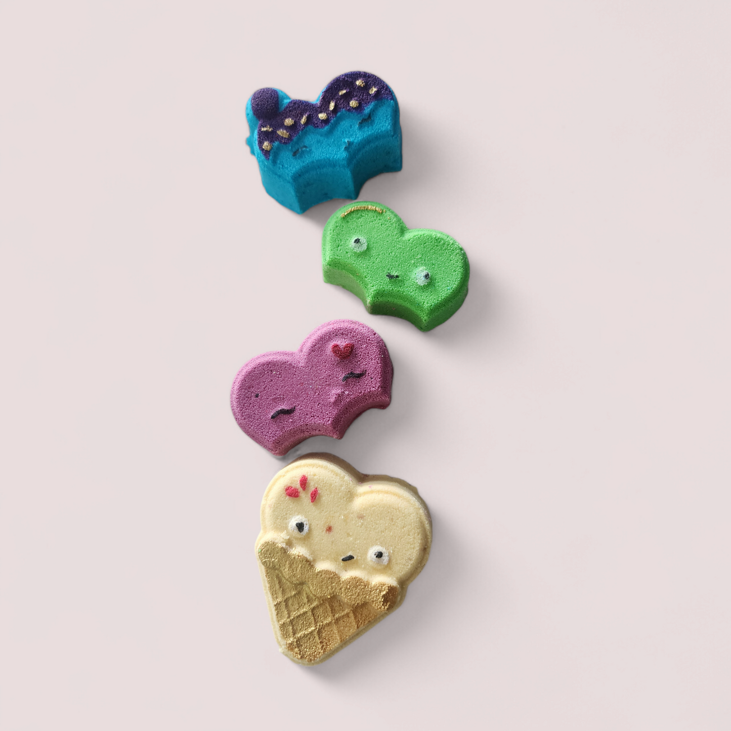 Kids Ice Cream Butter Milk Bath Bomb 4 piece