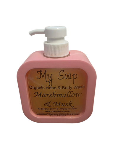 Marshmallow & musk Organic Hand & Body Wash 300ml