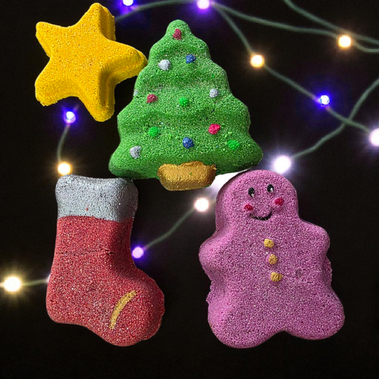 Santa sack  butter milk Bath Bomb