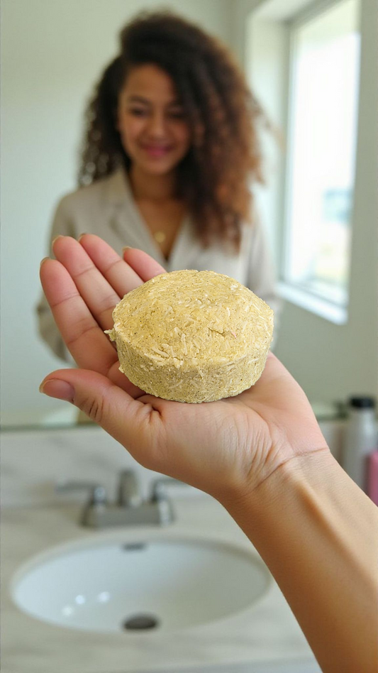 Curly Hair Shampoo Bar with Honey ,aloe Vera, coco butter & caster oil  Dry to Normal Hair .