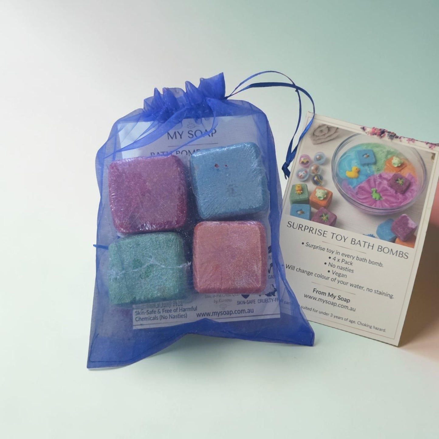 Surprise inside Bath Bomb 4 Pack