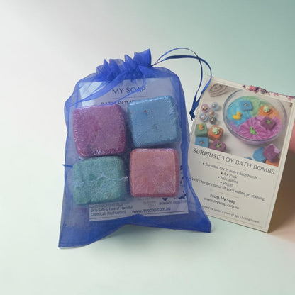 Surprise inside Bath Bomb 4 Pack
