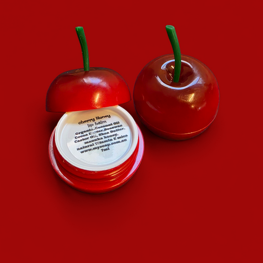 Cherry lip balm