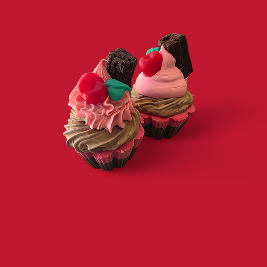 Cherry & Chocolate Cupcake