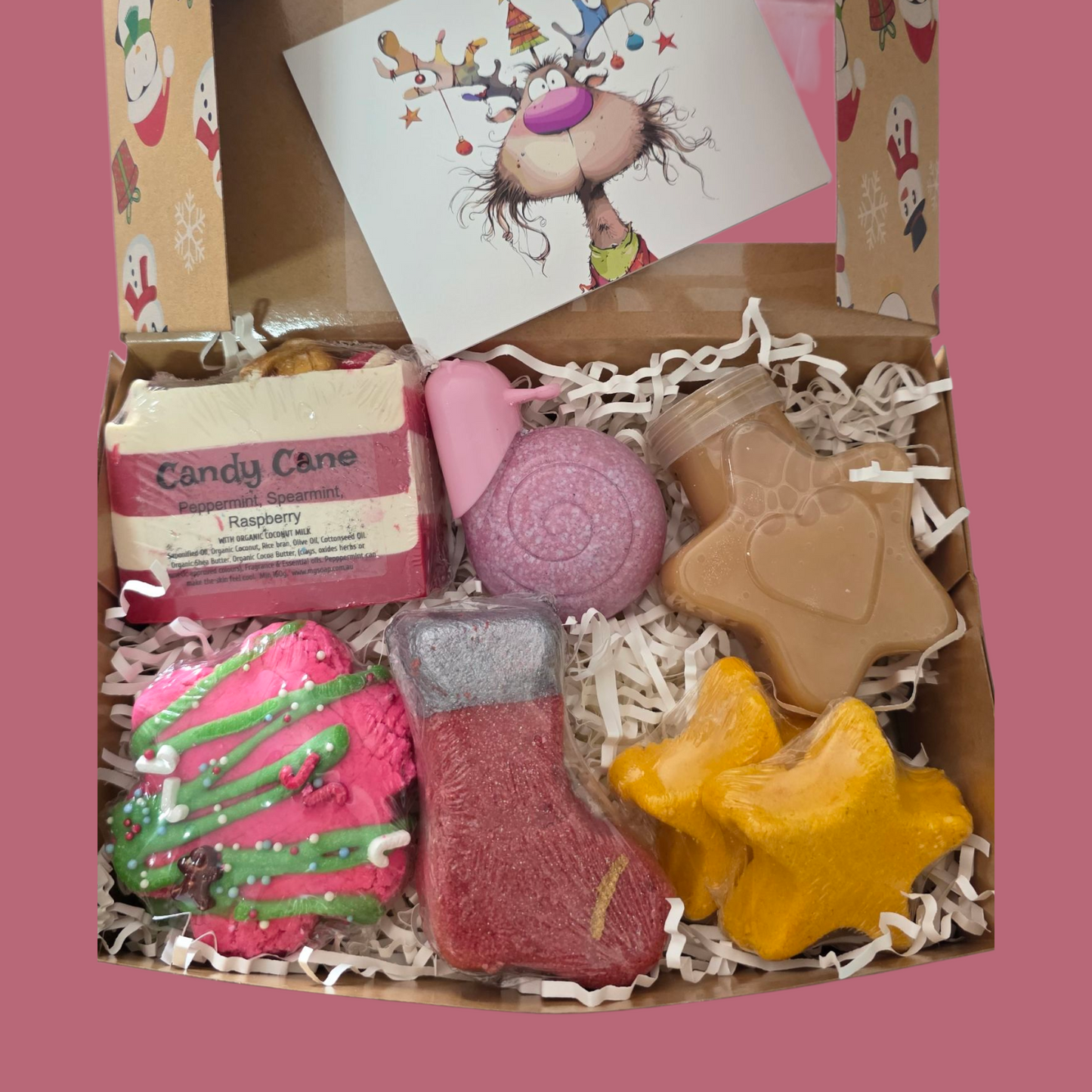 Christmas Gift Box bath