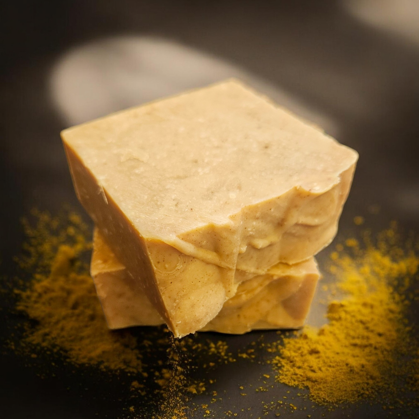 Organic Goats milk with Turmeric tangerine frankincense bergamot & patchouli