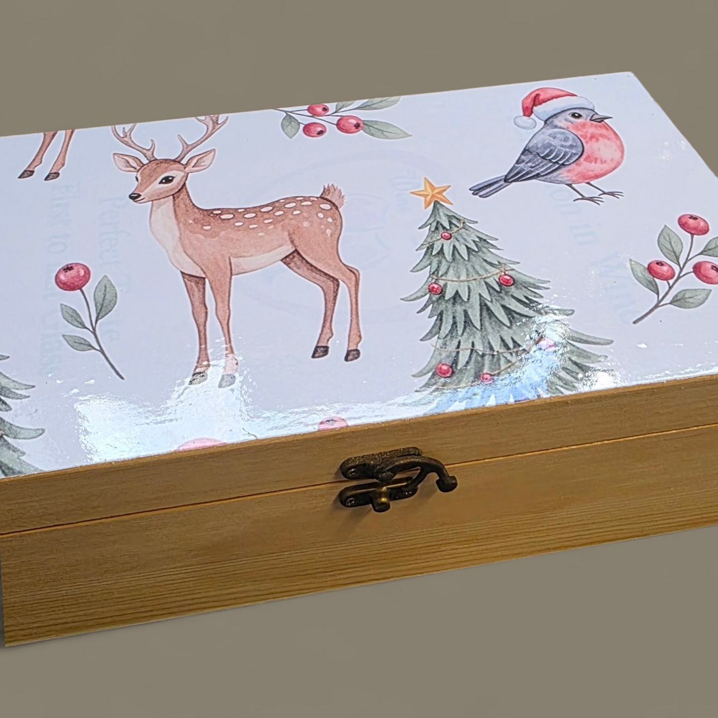 Timber Gift Box with three Soaps, Body Butter & Scrub