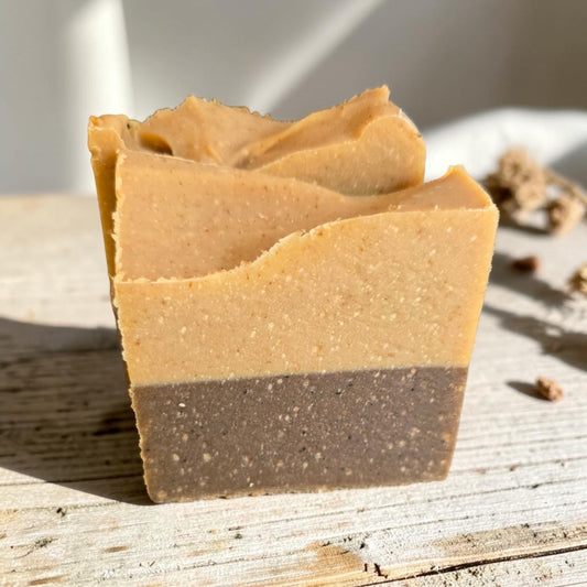 Organic Goat's Milk Uplifting Clary Sage, Aniseed, Lemongrass, Bergamot, Peppermint & Grapefruit- Seaweed & tumric powder