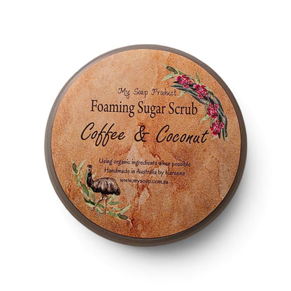 Coconut  & Coffee Foaming Sugar Scrub