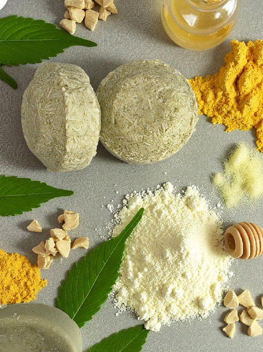 Manuka Honey, Hemp & Paw Paw Shampoo Bar for Extra Shine