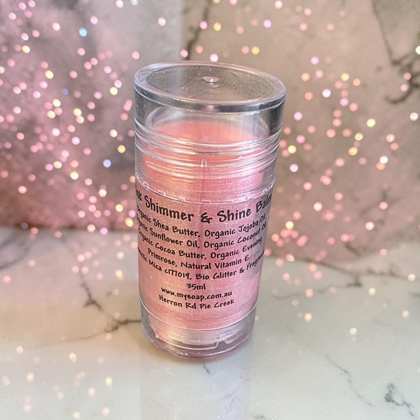 Pink Shimmer & Shine Balm