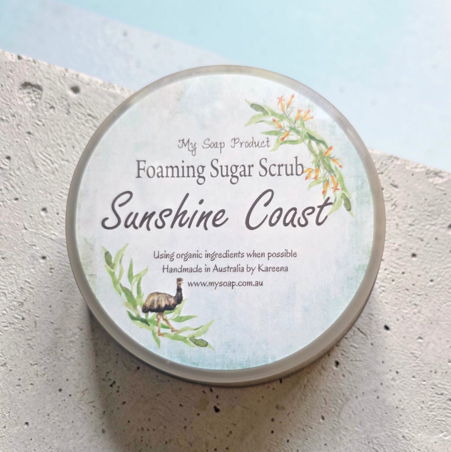 Sunshine Coast Foaming Sugar Scrub