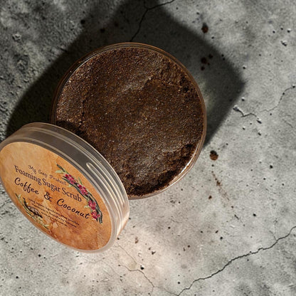 Coconut  & Coffee Foaming Sugar Scrub