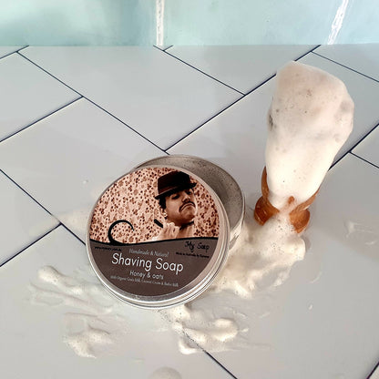 Shaving Soap in a Tin