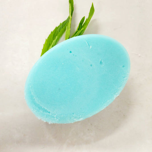 Peppermint & Pink Himalayan Salt Conditioning Bar for Normal to Oily Hair