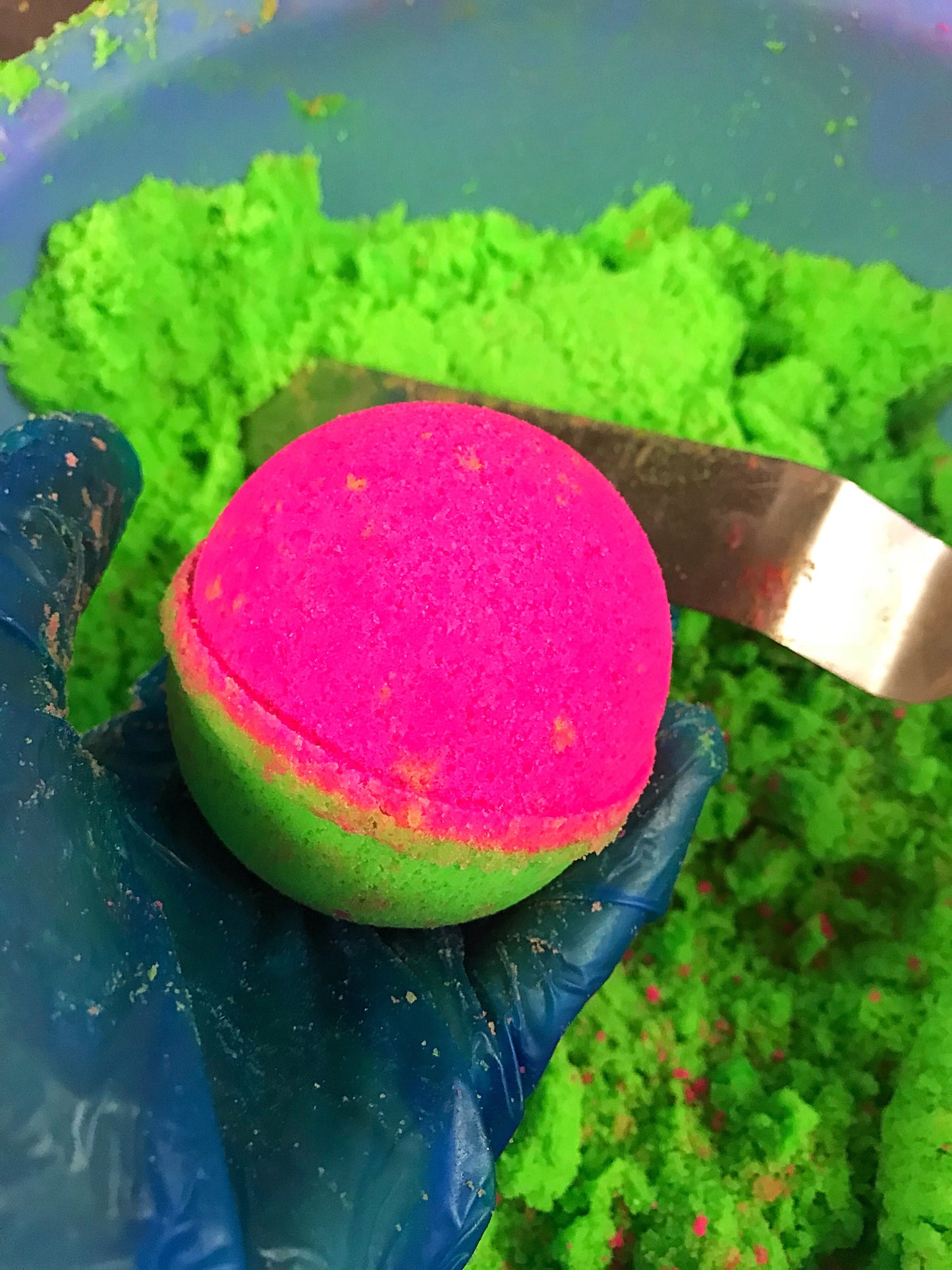 Watermelon magnesium bath bomb